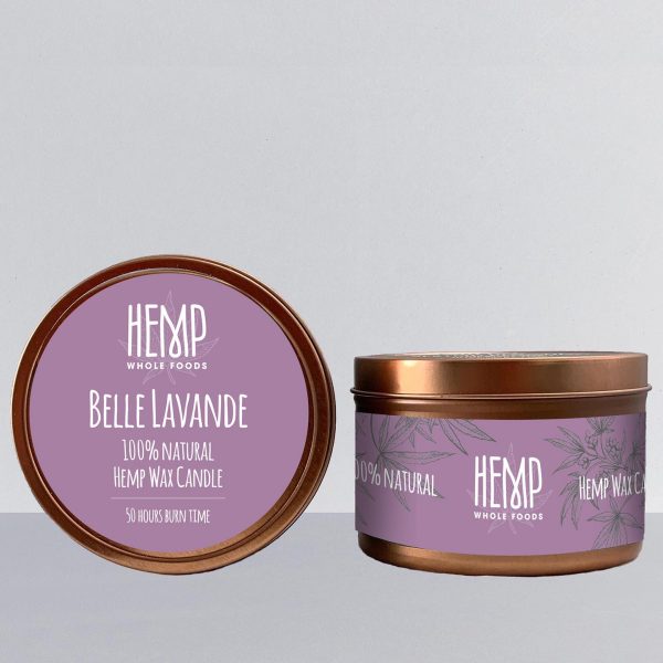 Hemp Candles Belle Lavende - 50hr